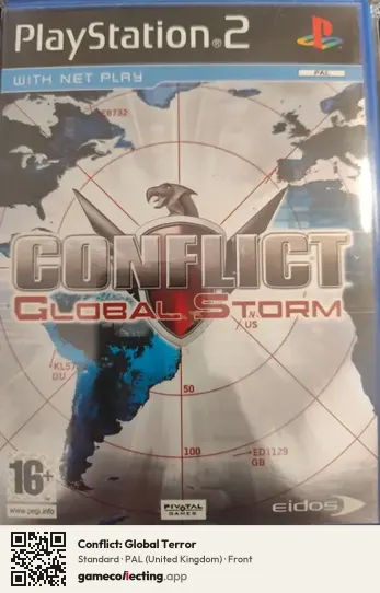 Conflict: Global Terror PlayStation 2, United Kingdom box front