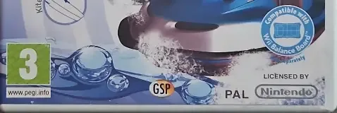 Water Sports, the PEGI square on its front