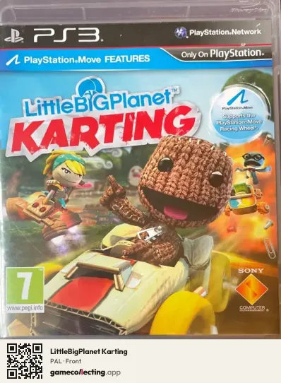LittleBigPlanet Karting PlayStation 3, PAL box front