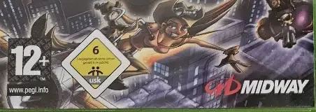 Freaky Flyers, the PEGI square on its front