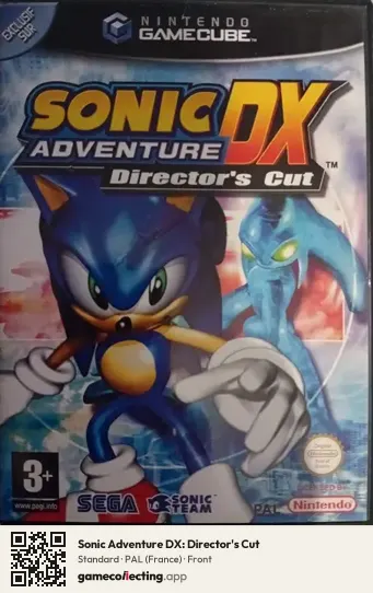 Sonic Adventure DX: Director's Cut Nintendo GameCube, France box front