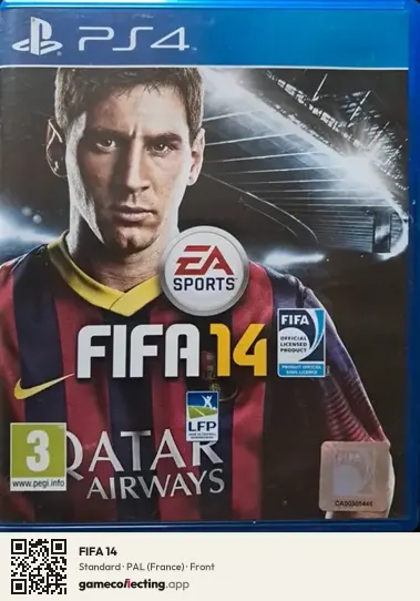 FIFA 14 PlayStation 4, France box front