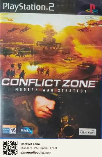 Conflict Zone PlayStation 2, Spain box front