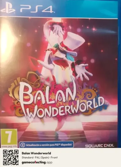 Balan Wonderworld PlayStation 4, Spain box front