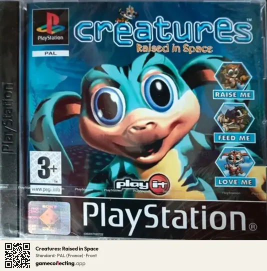 Creatures: Raised in Space PlayStation, France box front