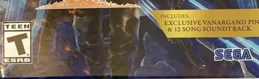 Valkyria Revolution, the ESRB box on its front