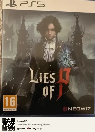 Lies of P PlayStation 5, Germany box front
