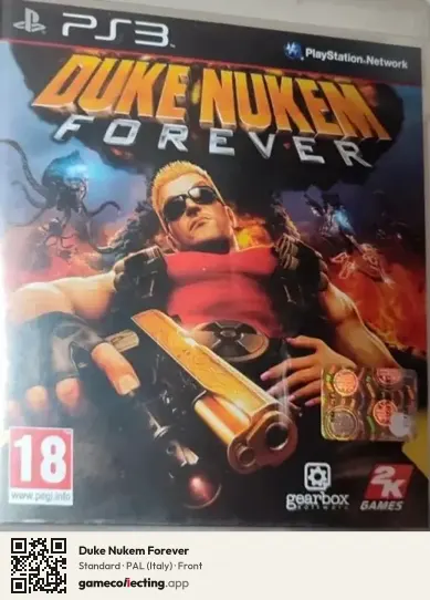 Duke Nukem Forever PlayStation 3, Italy box front