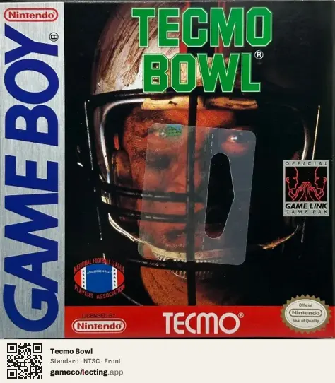 Tecmo Bowl Game Boy, NTSC box front