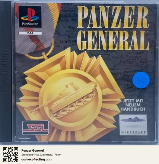 Panzer General PlayStation, Germany box front