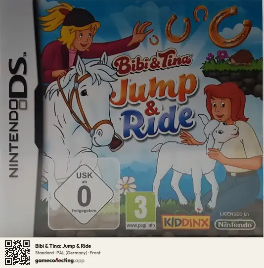 Bibi & Tina: Jump & Ride Nintendo DS, Germany box front
