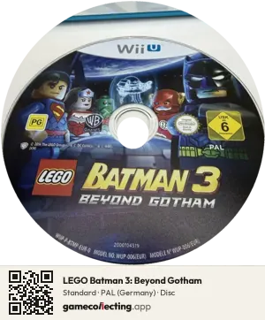 LEGO Batman 3: Beyond Gotham Nintendo Wii U, PAL disc