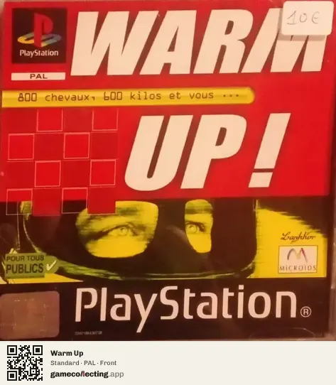 Warm Up PlayStation, PAL box front