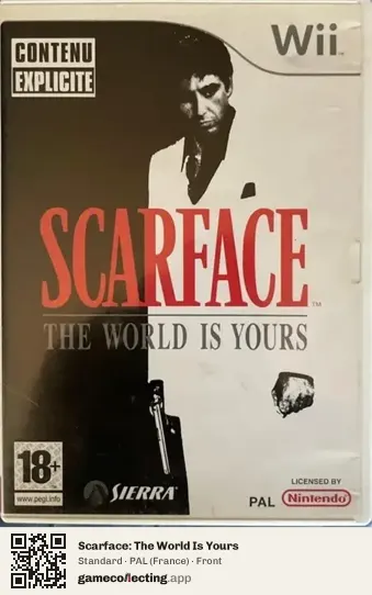 Scarface: The World Is Yours Nintendo Wii, France box front