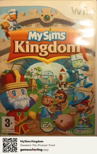 MySims Kingdom Nintendo Wii, France box front
