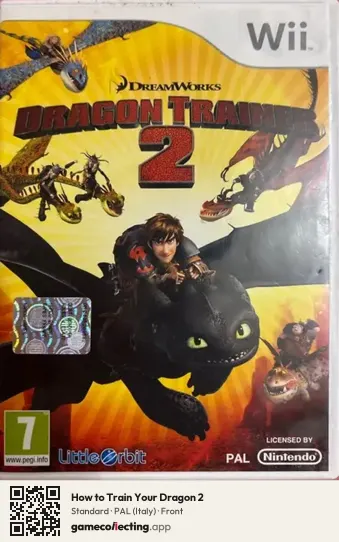 How to Train Your Dragon 2 Nintendo Wii, Italy box front