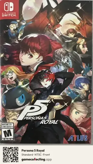 Persona 5 Royal Nintendo Switch, NTSC box front