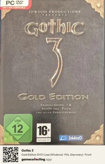Gothic 3 Computer, Germany box front