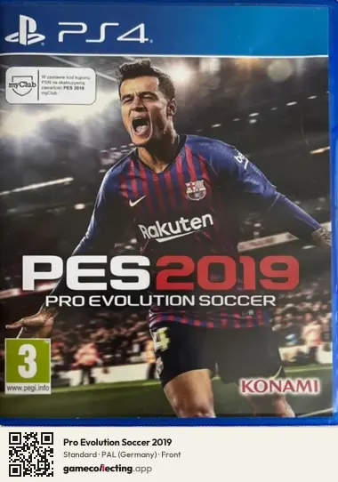 Pro Evolution Soccer 2019 PlayStation 4, Germany box front