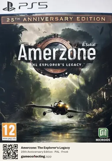 Amerzone: The Explorer's Legacy PlayStation 5, PAL box front