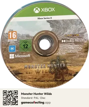 Monster Hunter Wilds Xbox Series X, PAL disc