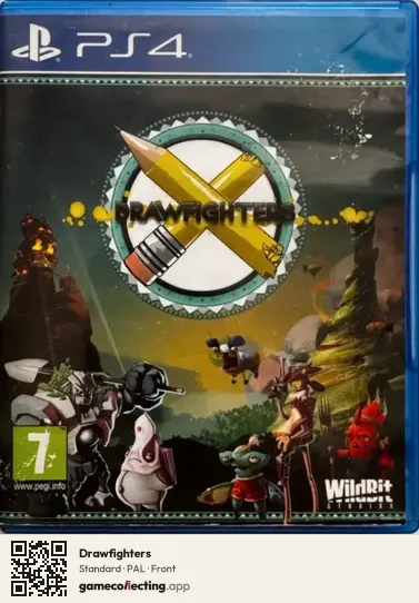 Drawfighters PlayStation 4, PAL box front