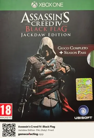 Assassin's Creed IV: Black Flag Xbox One, Italy box front