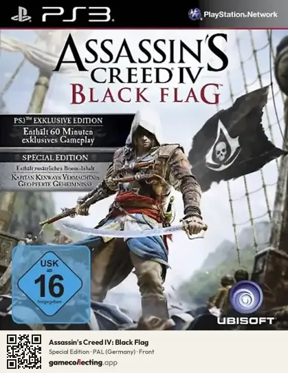 Assassin's Creed IV: Black Flag PlayStation 3, Germany box front