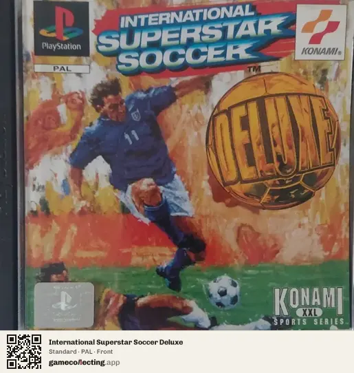 International Superstar Soccer Deluxe PlayStation, PAL box front