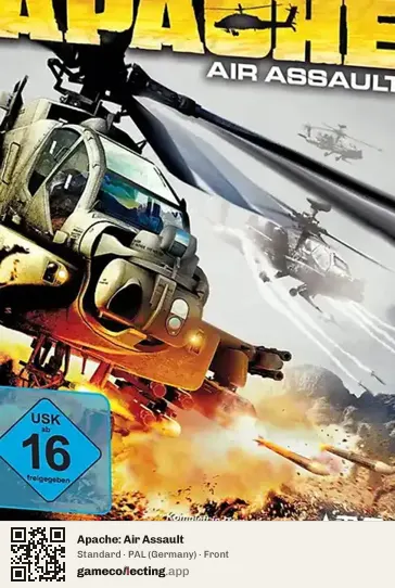 Apache: Air Assault Xbox 360, Germany box front