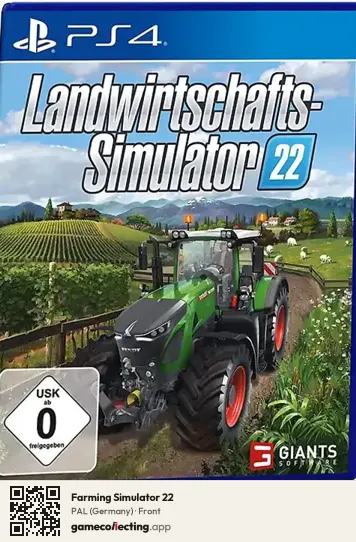 Farming Simulator 22 PlayStation 4, Germany box front