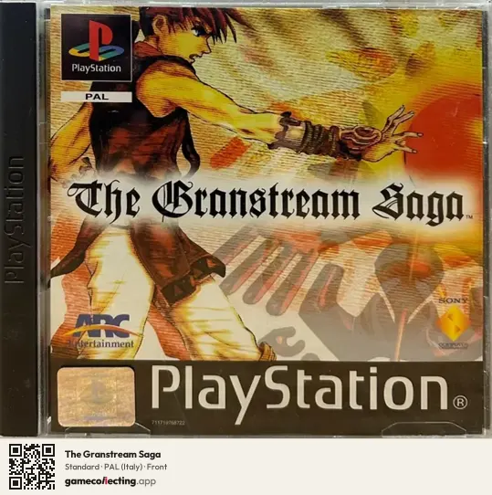 The Granstream Saga PlayStation, Italy box front