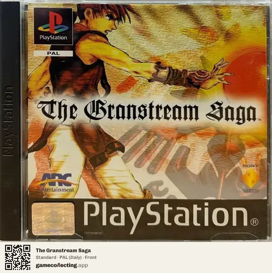 The Granstream Saga PlayStation, Italy box front