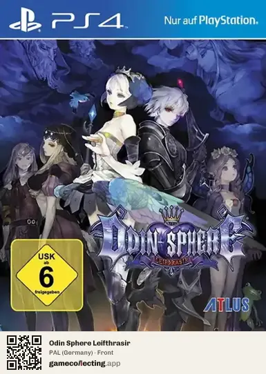 Odin Sphere Leifthrasir PlayStation 4, Germany box front