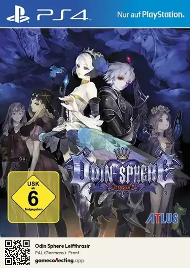 Odin Sphere Leifthrasir PlayStation 4, Germany box front