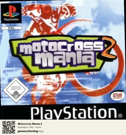Motocross Mania 2 PlayStation, PAL box front