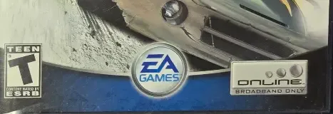 Burnout 3: Takedown, the ESRB box on its front