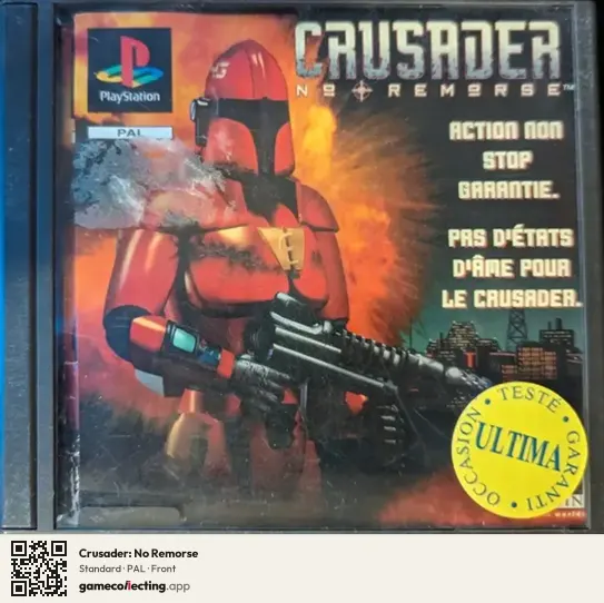 Crusader: No Remorse PlayStation, PAL box front