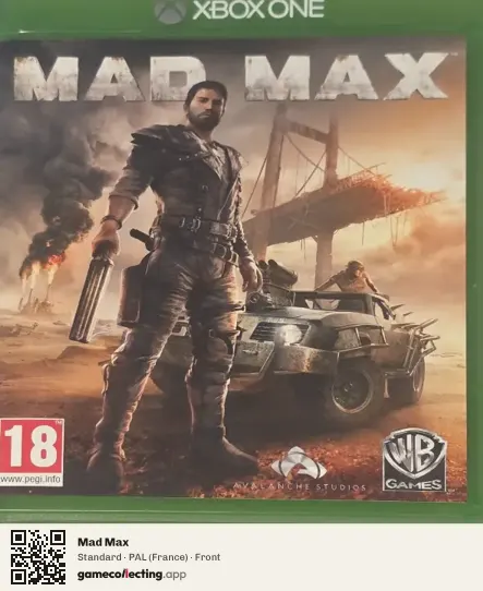 Mad Max Xbox One, France box front