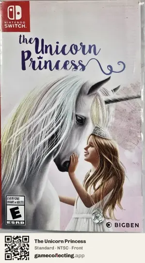 The Unicorn Princess Nintendo Switch, NTSC box front
