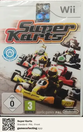 Super Karts Nintendo Wii, PAL box front