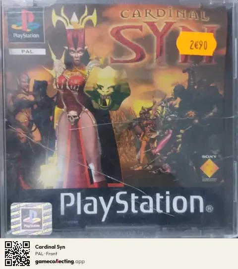 Cardinal Syn PlayStation, PAL box front
