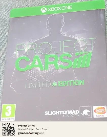 Project CARS Xbox One, PAL box front