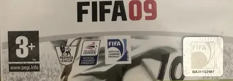 FIFA 09, the PEGI square on its front