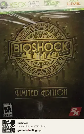 BioShock Xbox 360, NTSC box front