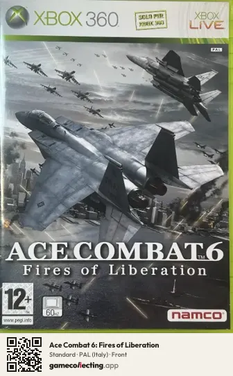 Ace Combat 6: Fires of Liberation Xbox 360, Italy box front