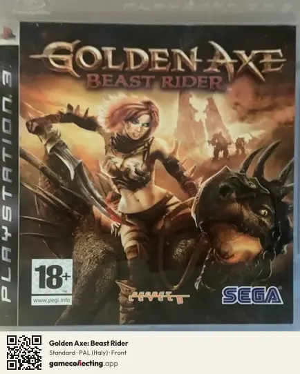 Golden Axe: Beast Rider PlayStation 3, Italy box front