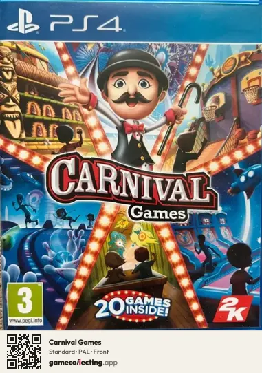 Carnival Games PlayStation 4, PAL box front