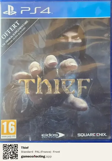 Thief PlayStation 4, France box front