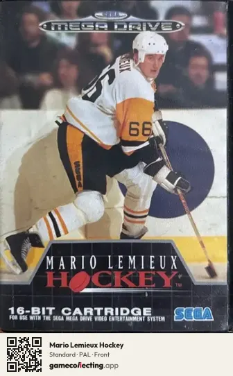 Mario Lemieux Hockey Sega Mega Drive / Genesis, PAL box front